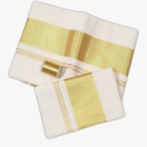 Women's Kasavu Cotton Set Mundu