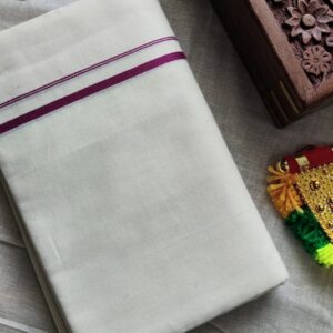 Puliyilakara Set Mundu Cotton