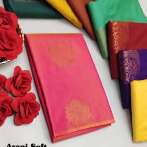 ARANI SOFT SILKS WEDDING AND PARTY WEAR SAREES
